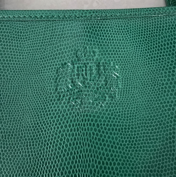 Ralph Lauren Leather Purse - Kelly Green - OS - Picture 3 of 10